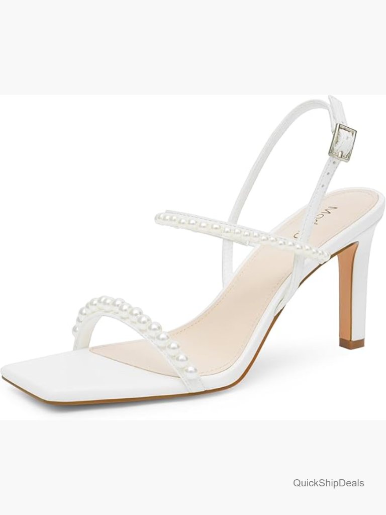 Faux Leather Strappy High Heel Sandals With Ankle Strap